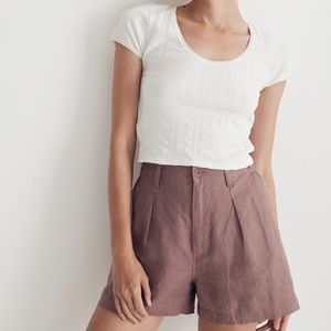 Madewell- The Neale Short in 100% Linen NWTs!
